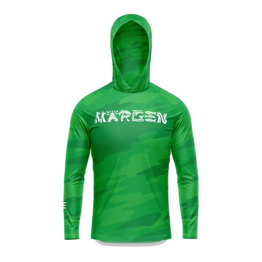 MARGEN Junior Racer Hoodie (Tree Green Camo)