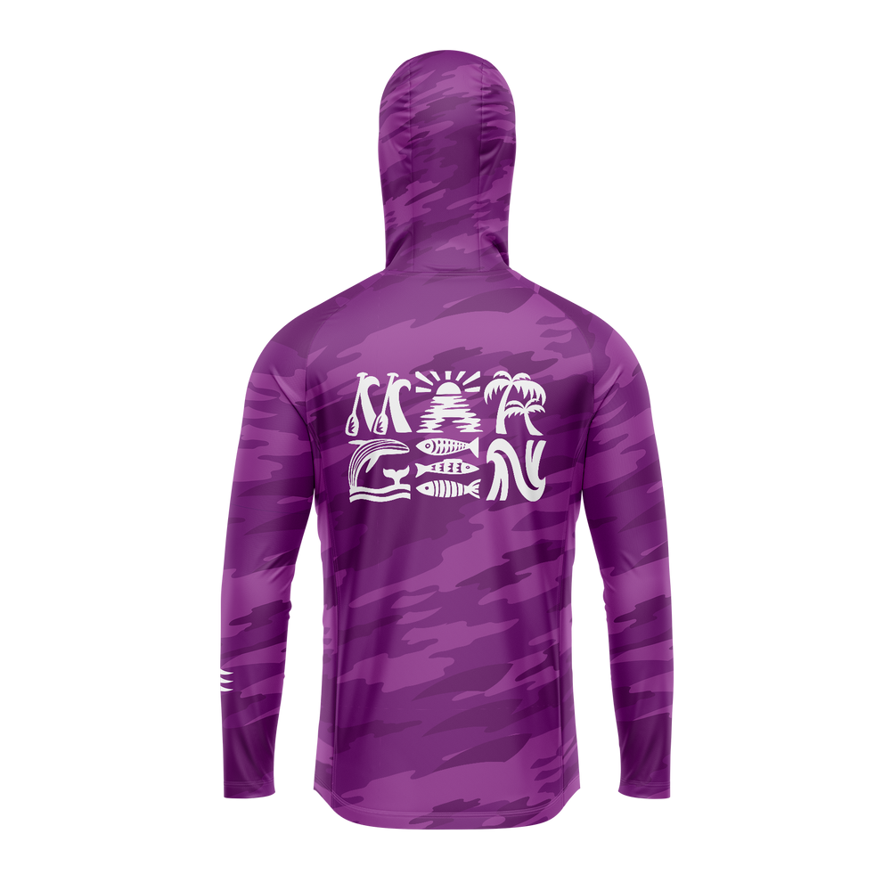 MARGEN Junior Racer Hoodie (Purple Camo)
