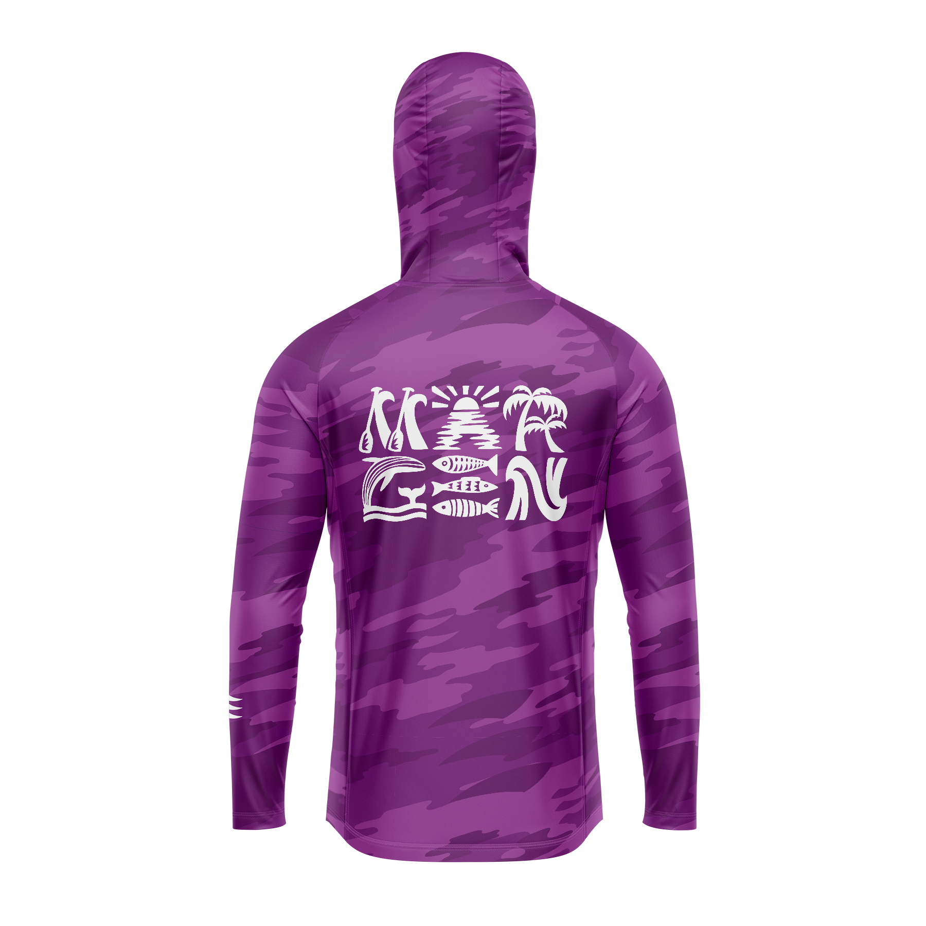 RACER Junior's Hoodie (Camo Purple)