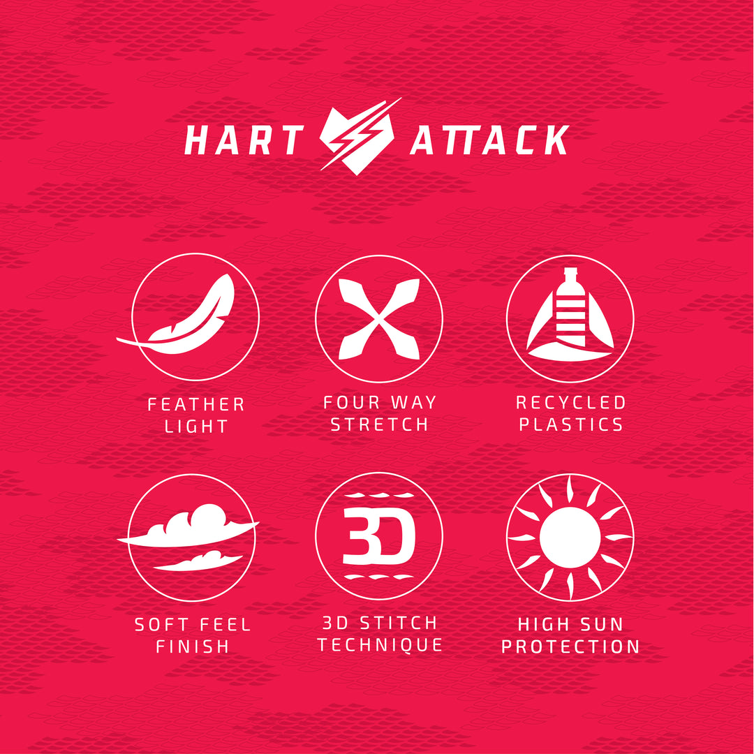Hart attack racer sleeveless red