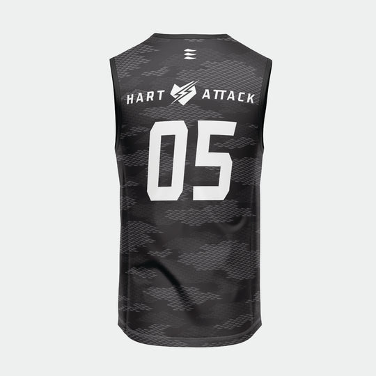 Hart attack racer sleeveless black